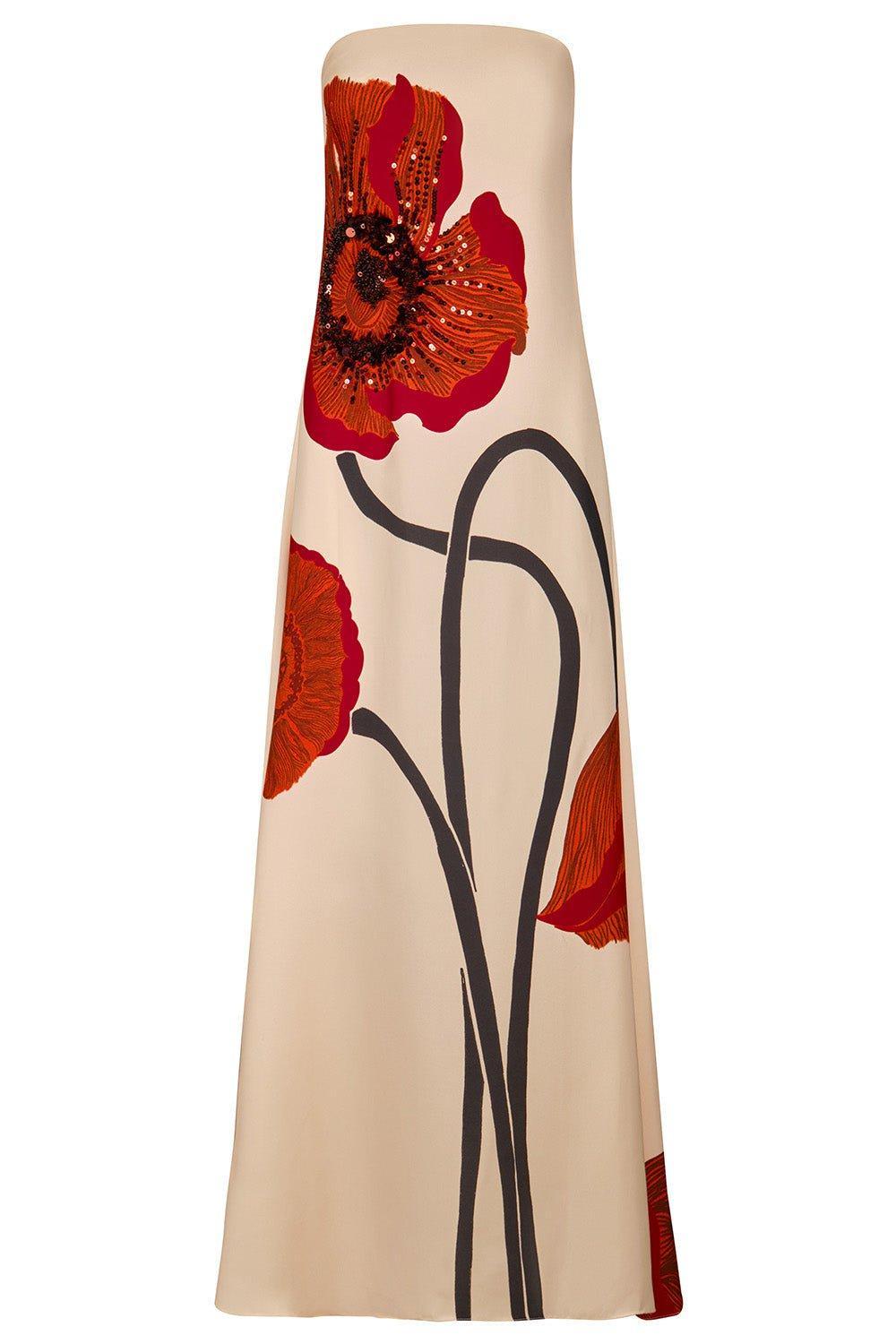 Red Petals Dress