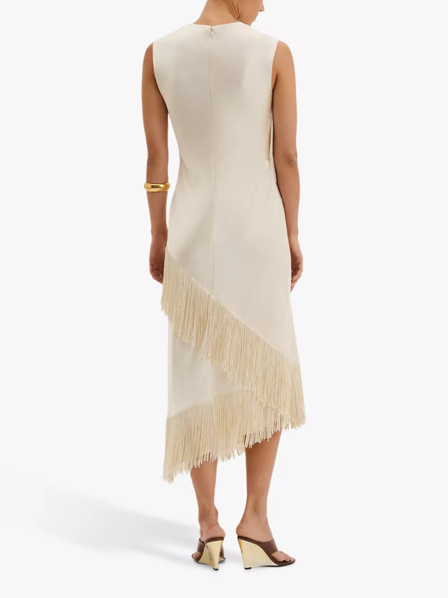 Malina Lovis Midi Dress, Pearl