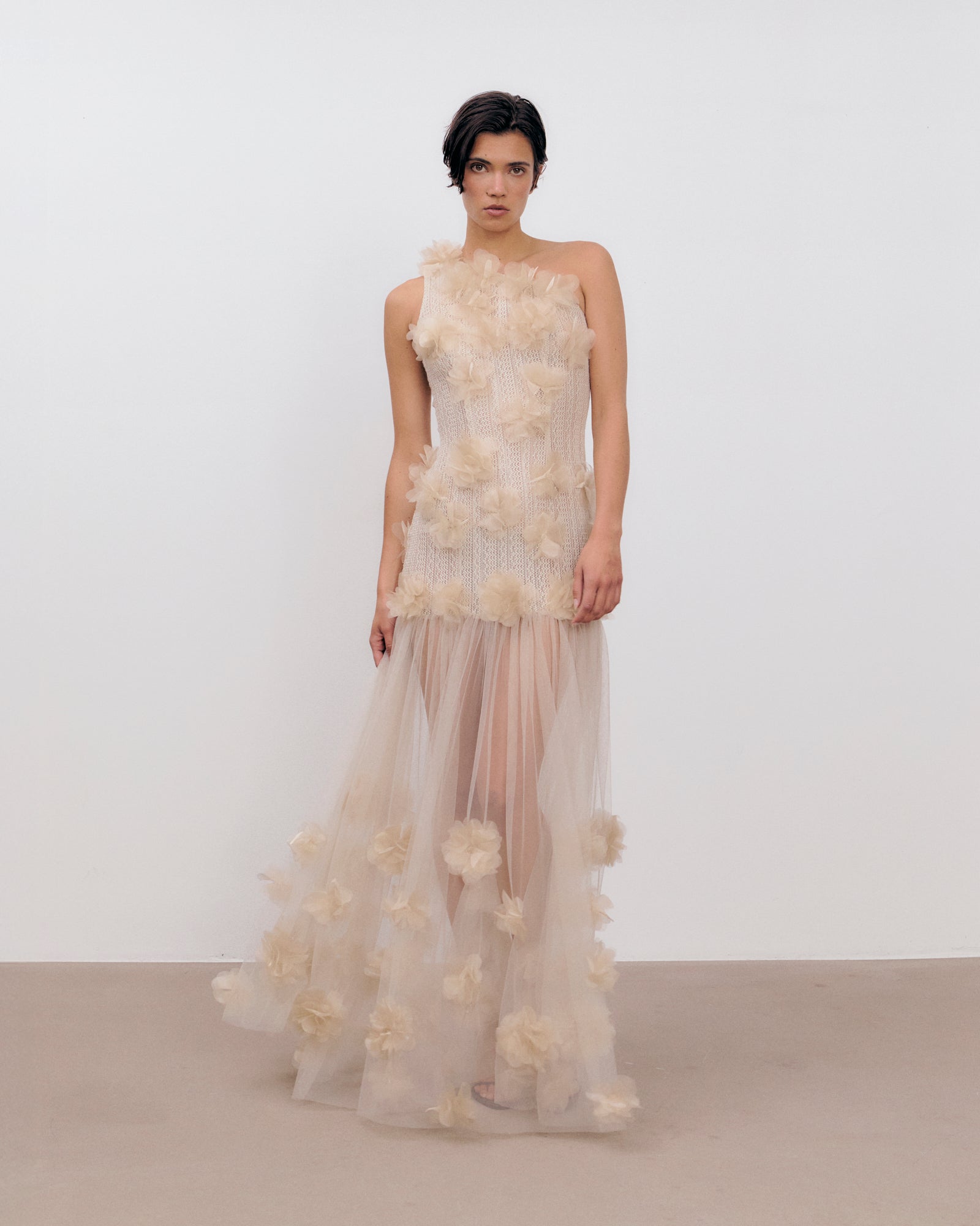 Serenity Gown Cold Beige