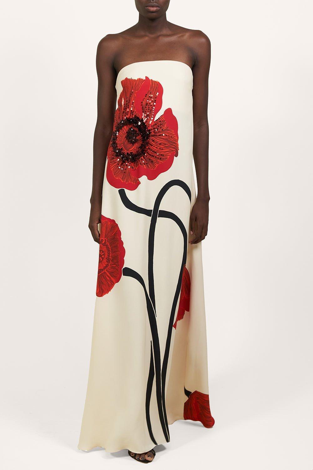 Red Petals Dress