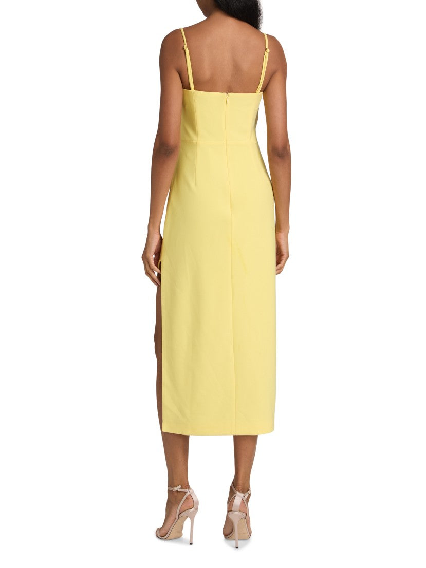 Elliatt Hope Sculptural Floral Trim Midi-dress | Saks Fifth Avenue