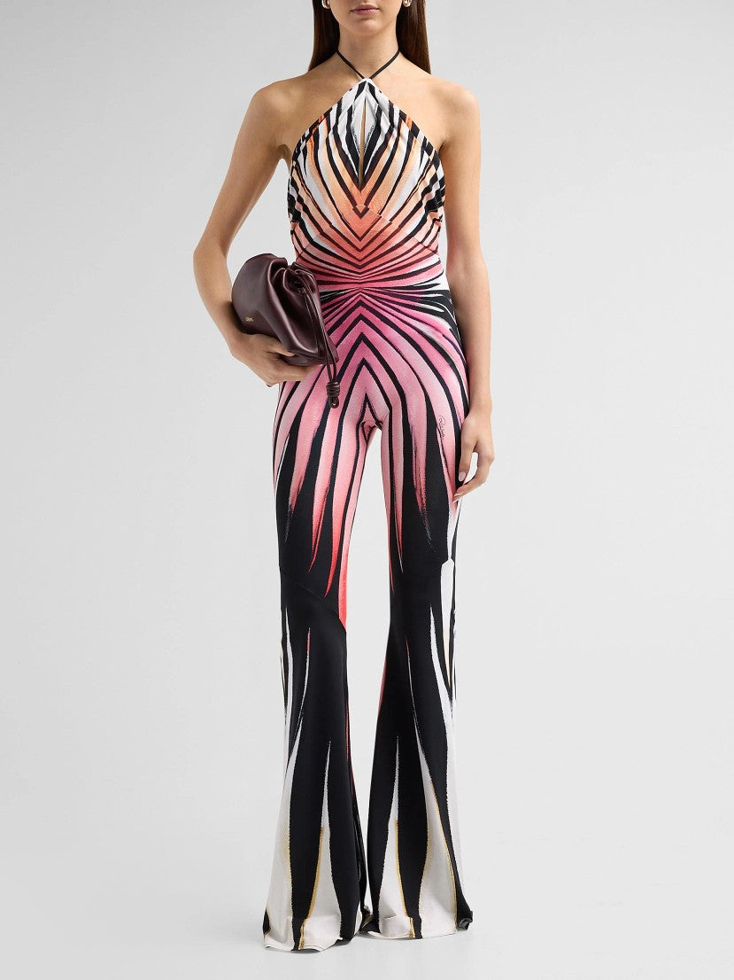 Roberto Cavalli Printed Halter Jumpsuit | Saks Fifth Avenue
