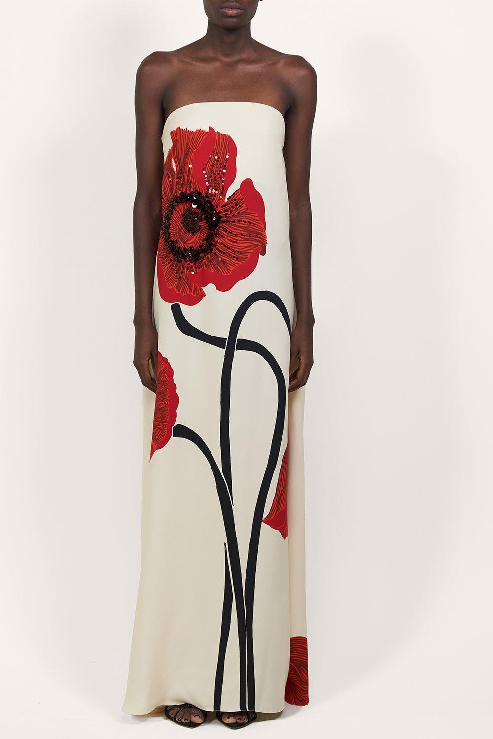 Red Petals Dress