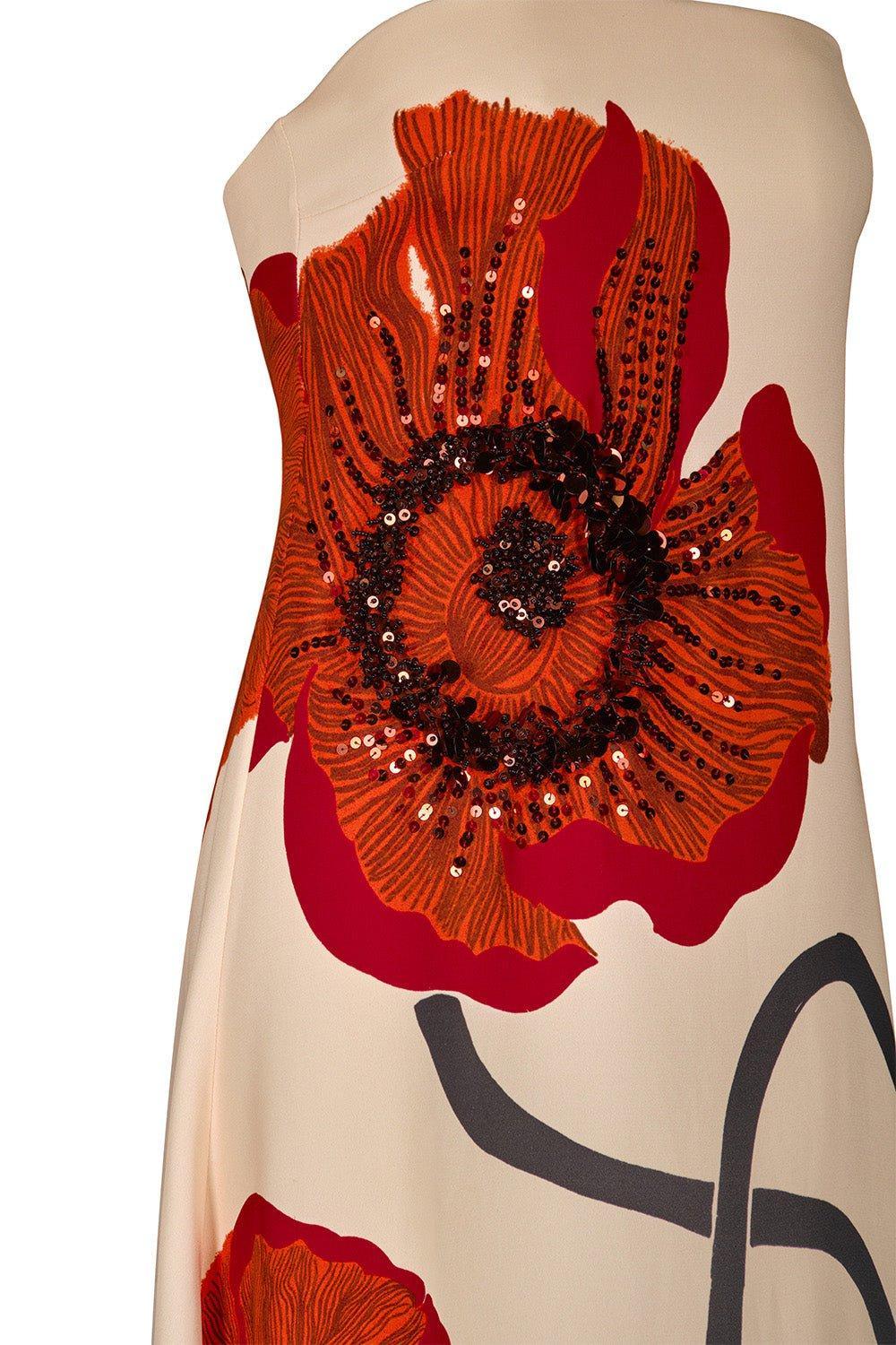 Red Petals Dress