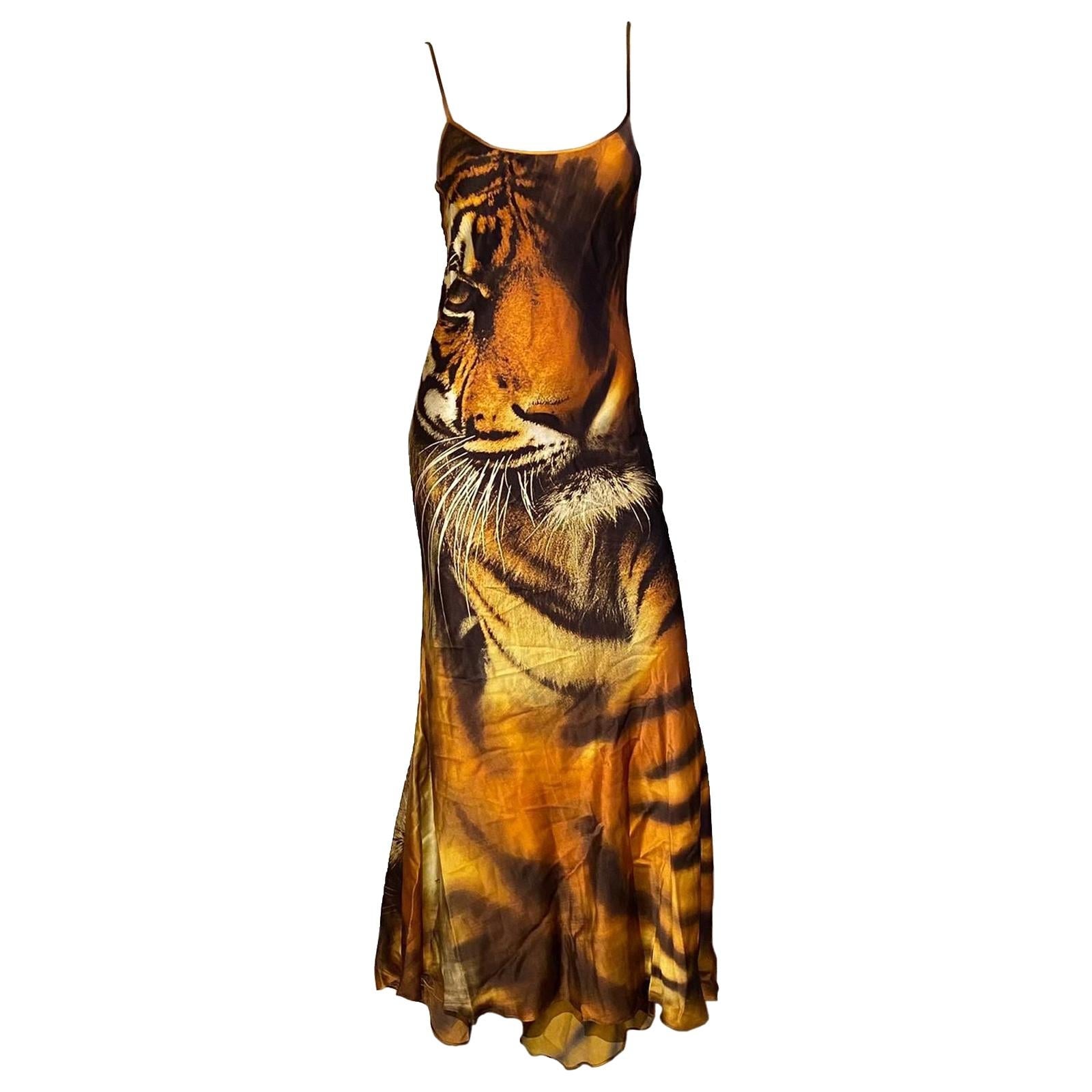 Tiger Print Runway Dress