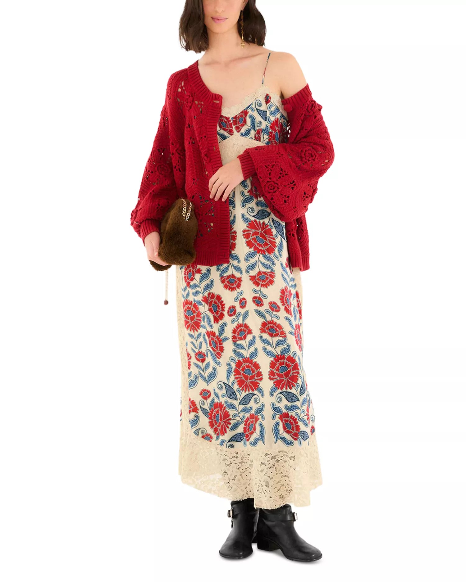 Francesca Sand Midi Dress