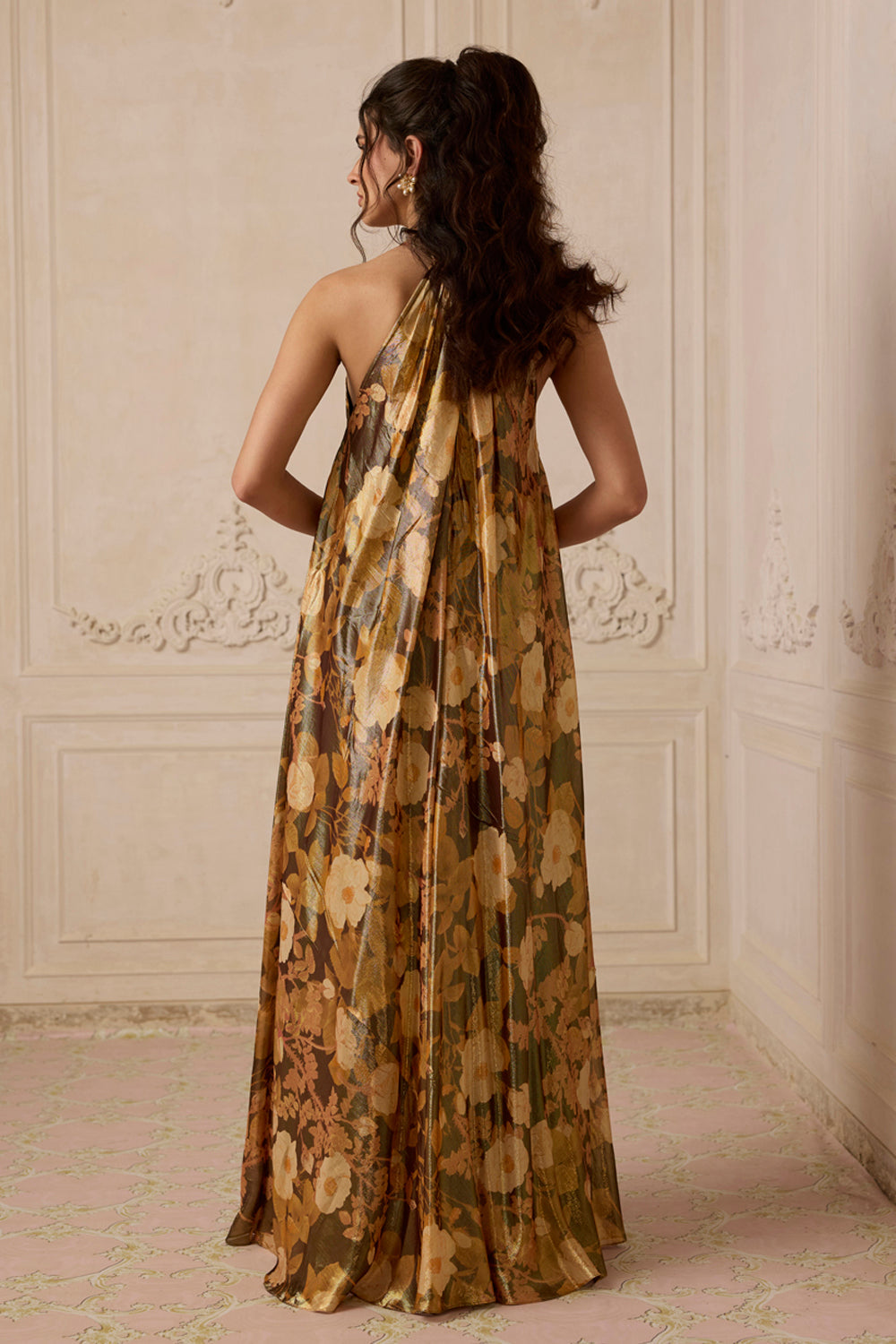 Sonali Singh In Our Sunlit Bloom Halter Dress 6