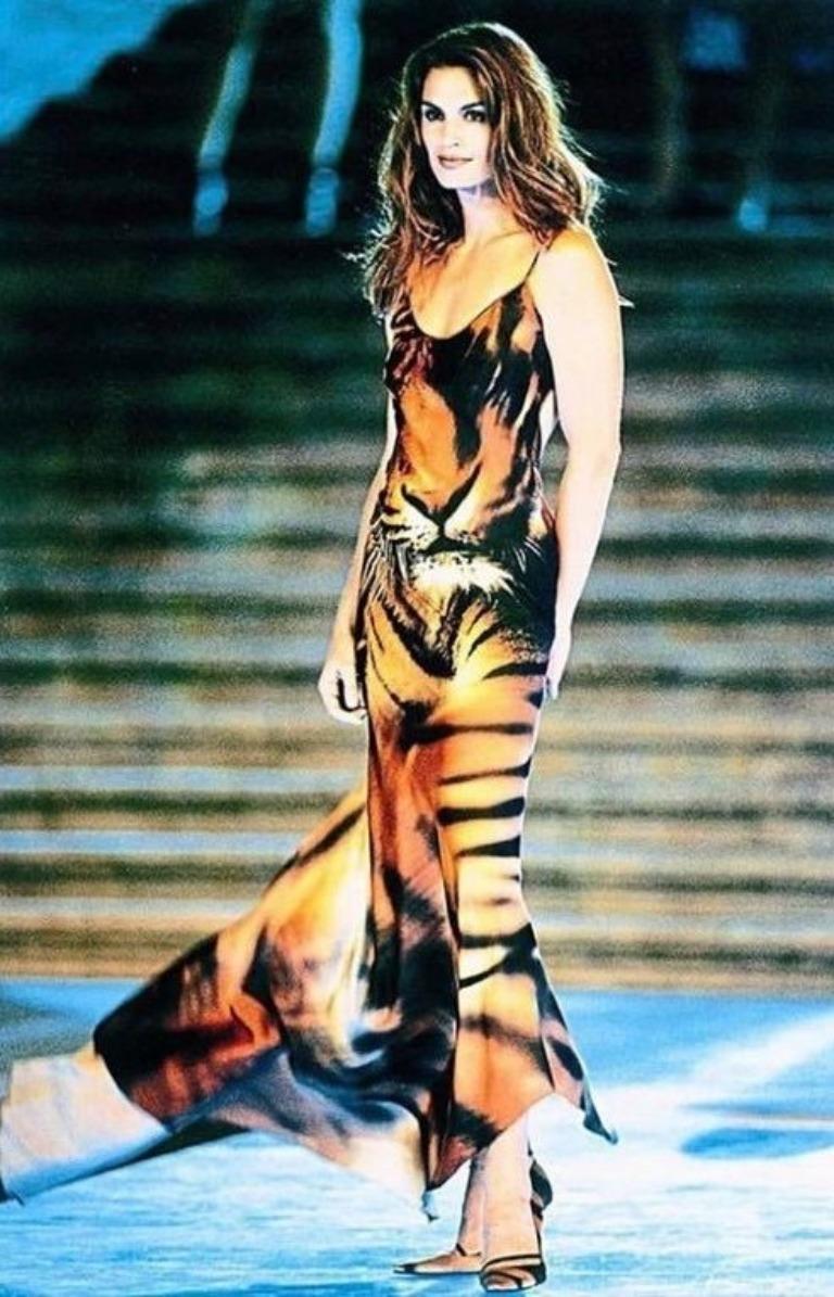 Tiger Print Runway Dress