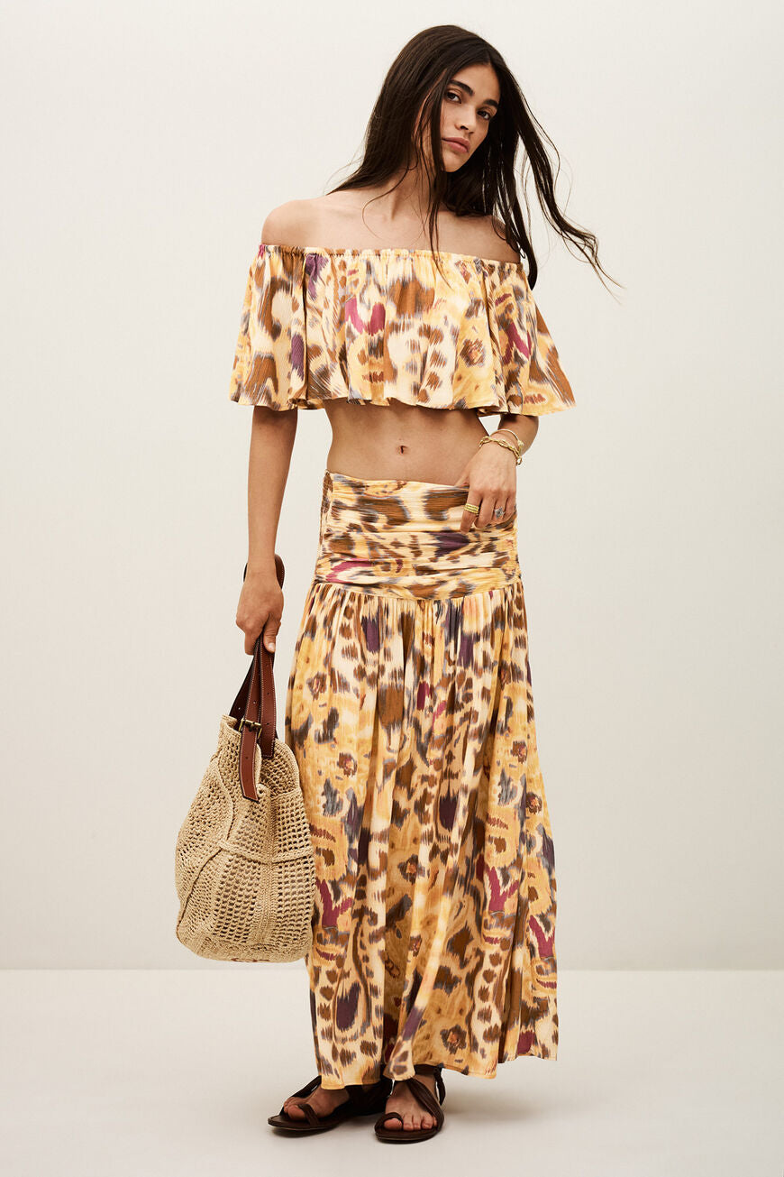 MIACOMA patterned midi set
