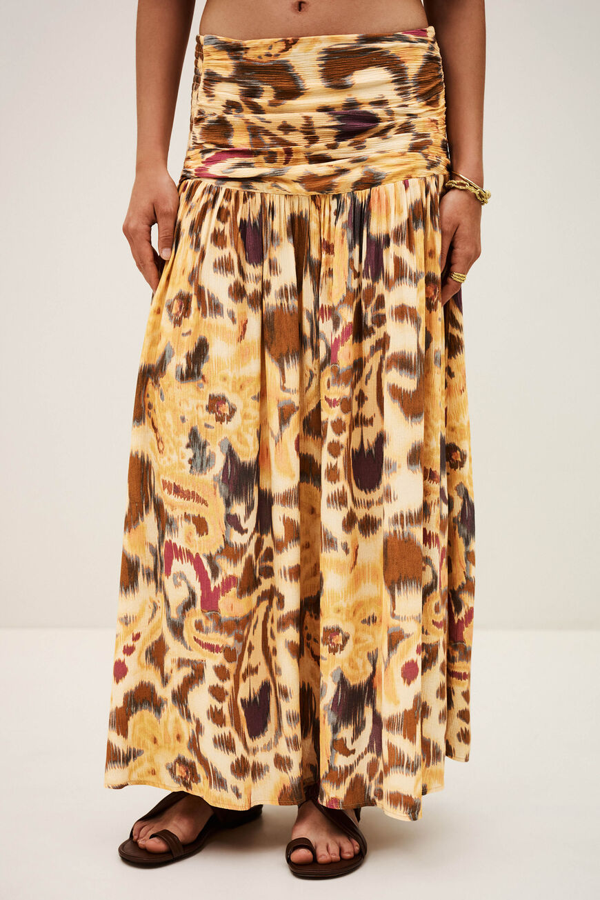 MIACOMA patterned midi set