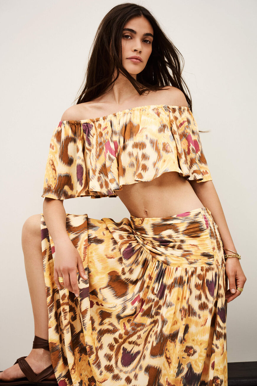 MIACOMA patterned midi set