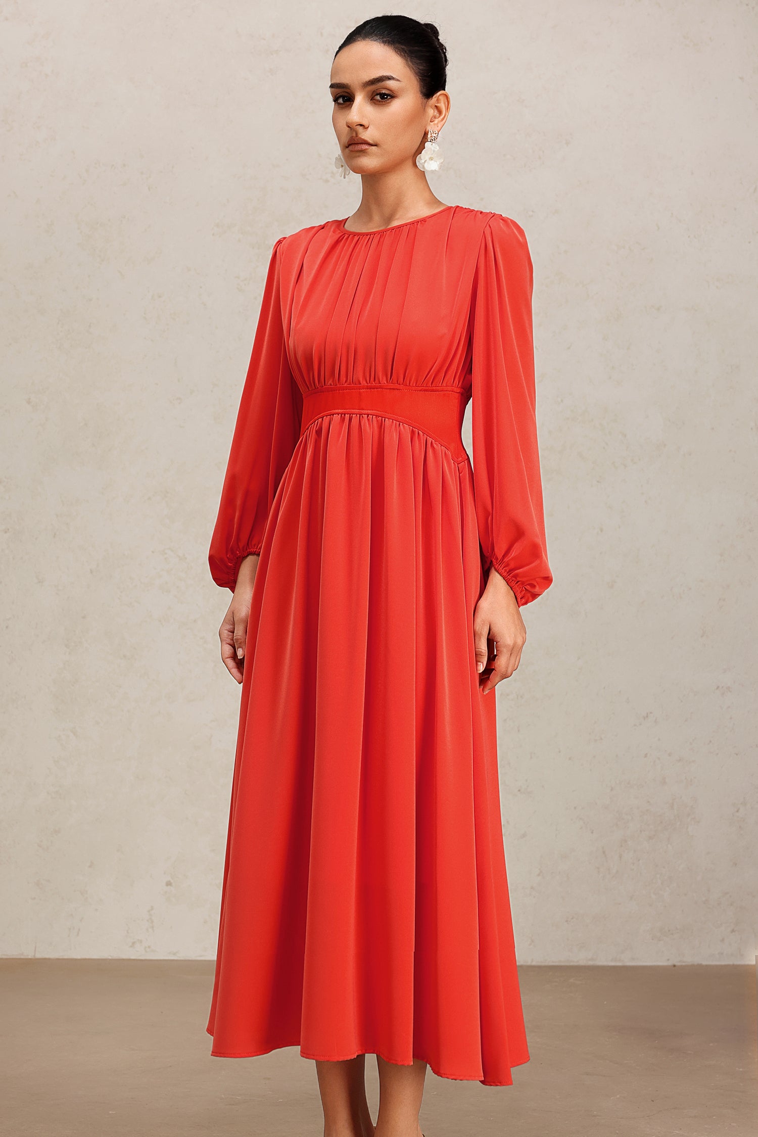 Fifer Long Sleeve Maxi Dress