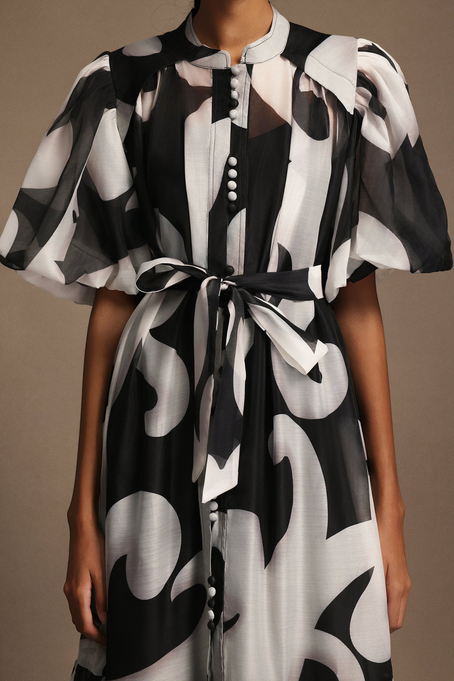 Jacqueline Round Neck Floral Printed Short Sleeves Maxi Dress