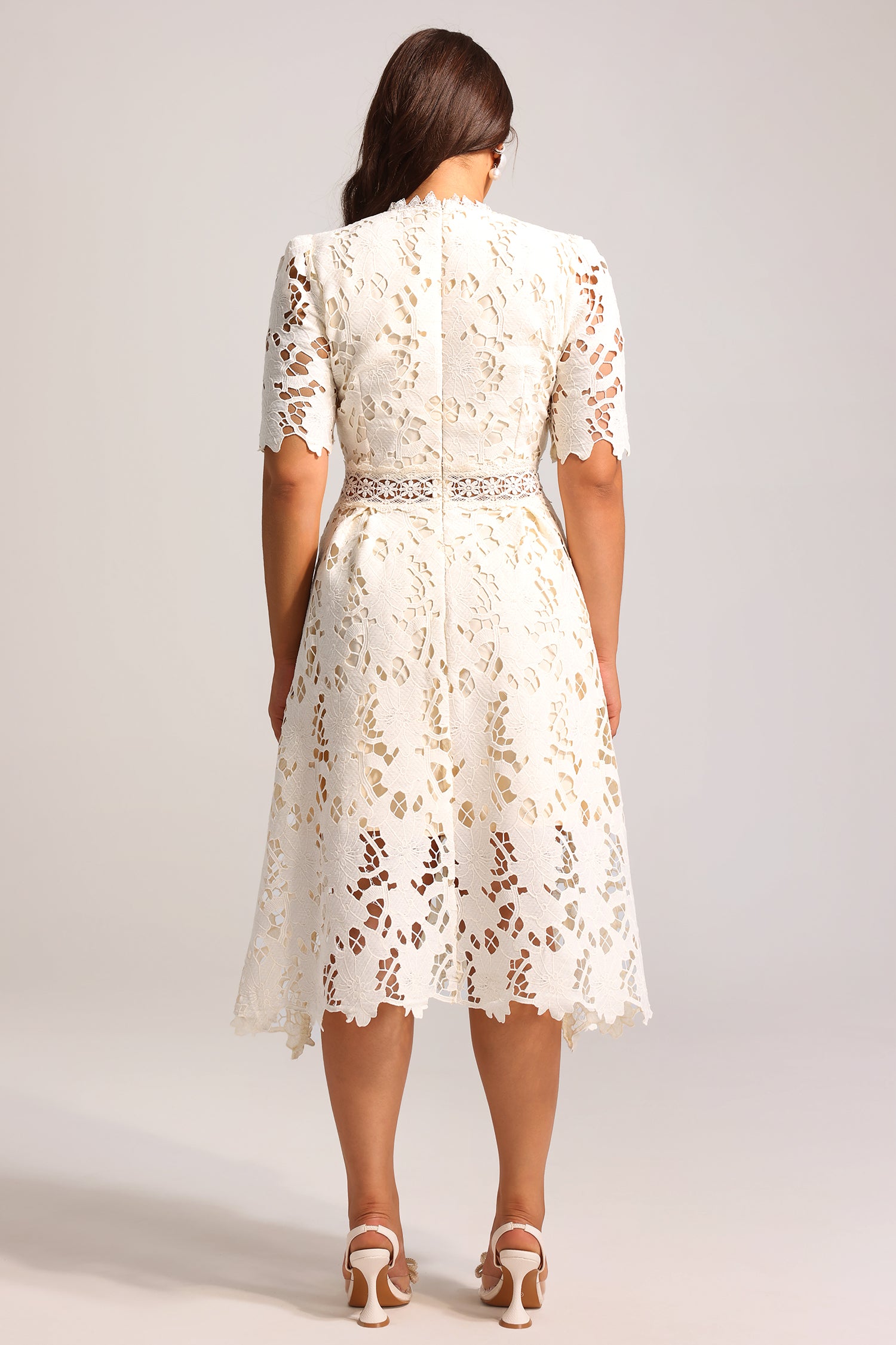 Jaca Lace Midi Dress