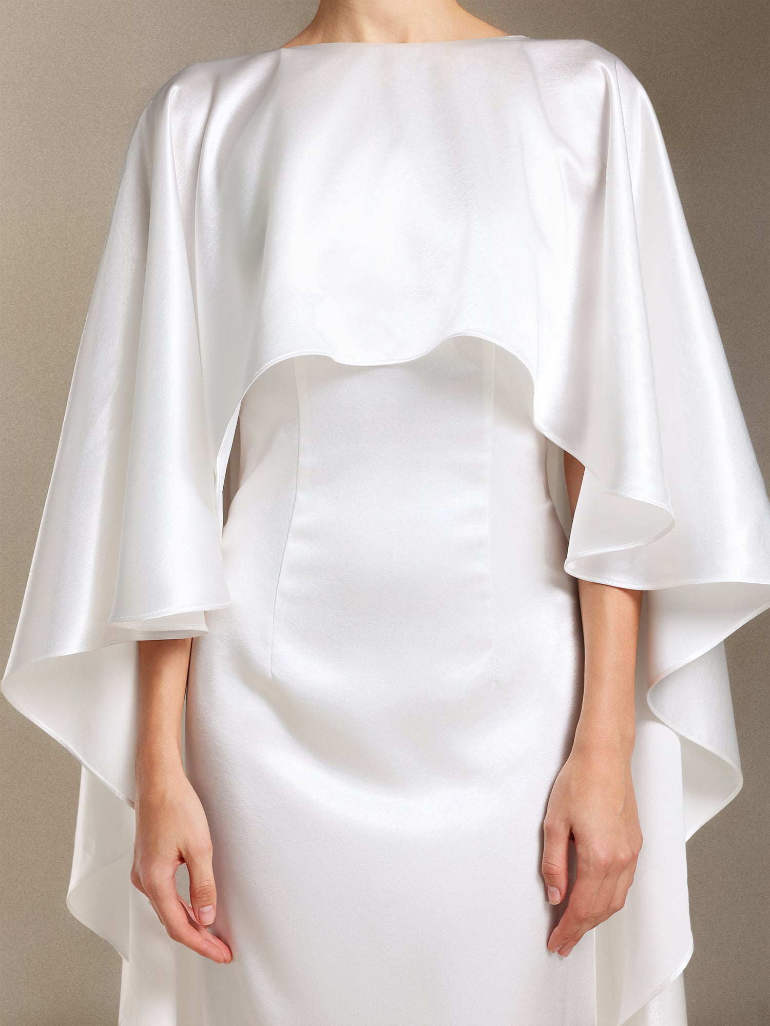 Winmy Shawl Backless Slimming fish tail maxi dress