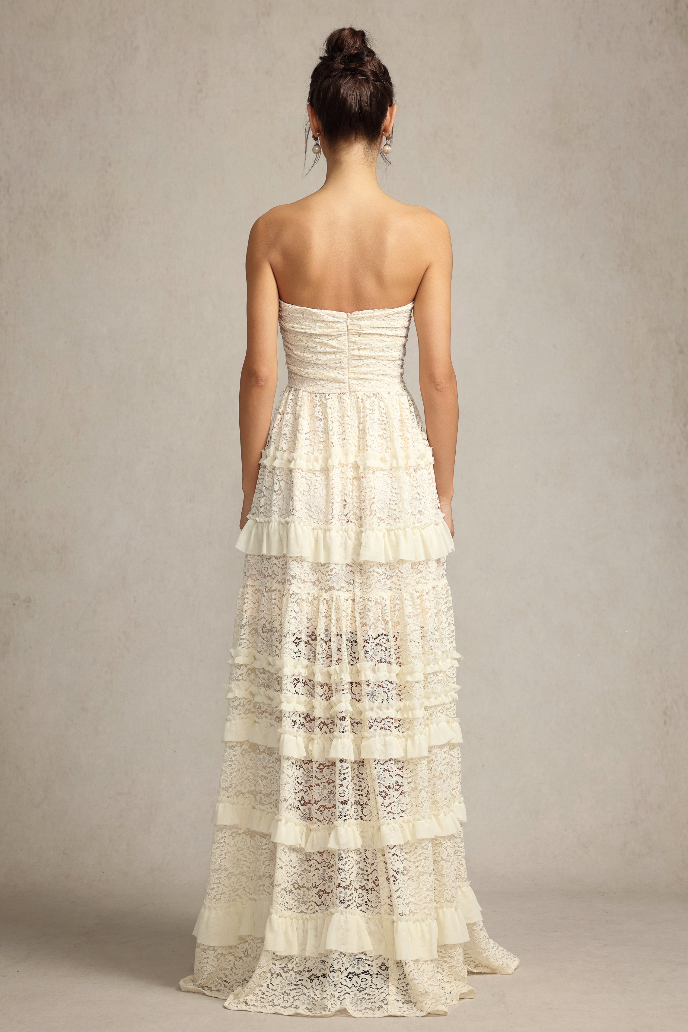 Edwina SleevelessFolds Maxi Dress