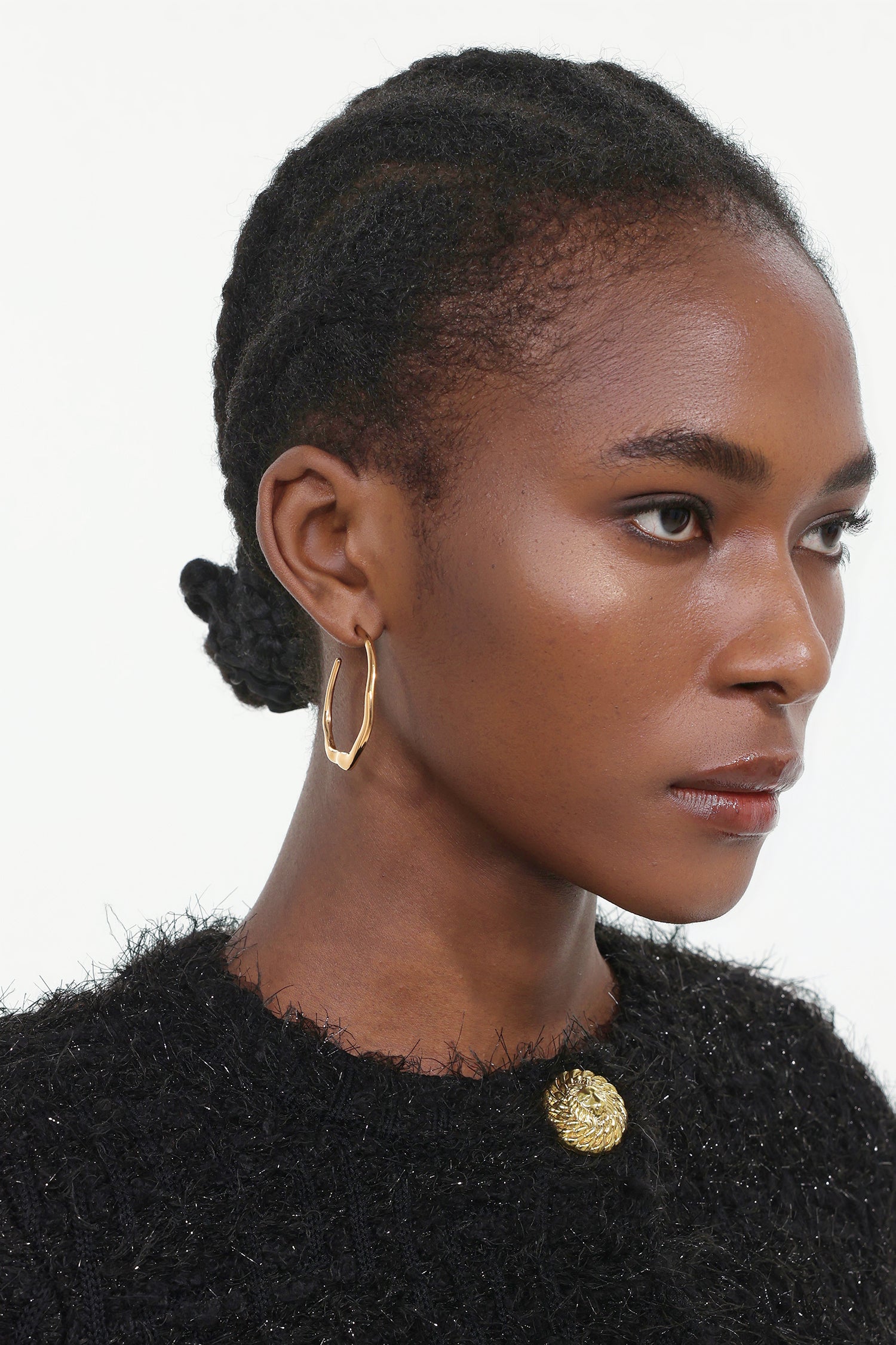 KIavia C Shaped Metal Earrings