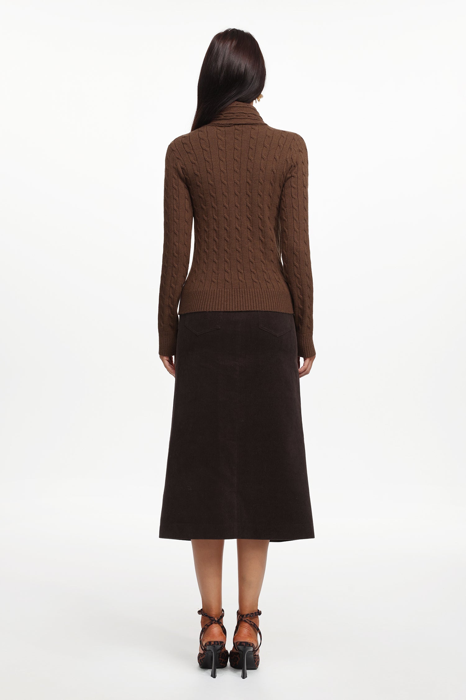 Killian Chic Contour Long Sleeve Knot Knit Top