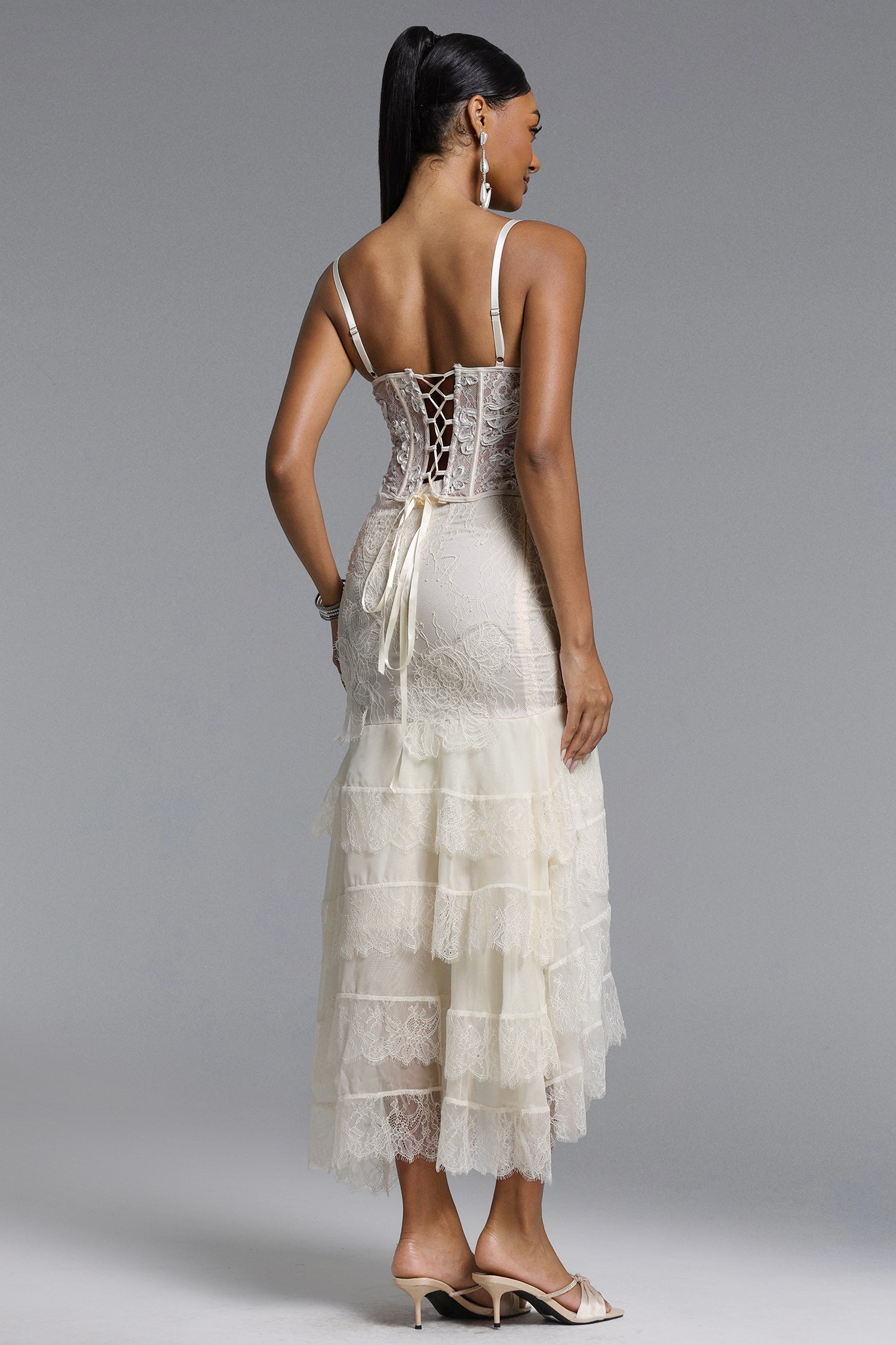 Rosanna Sexy Lace Flower Corset	