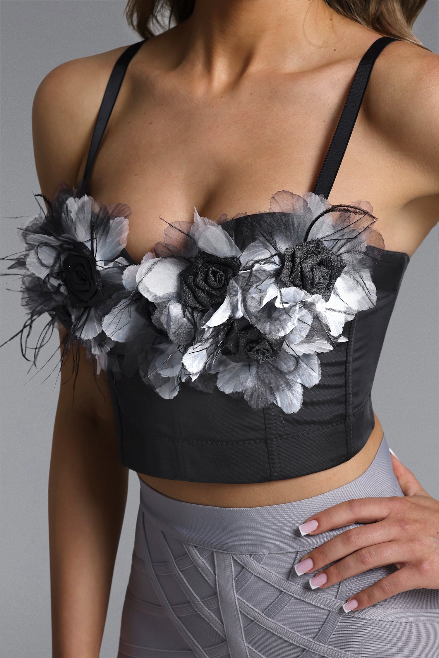Tine Romantic Contour Flower Corset	