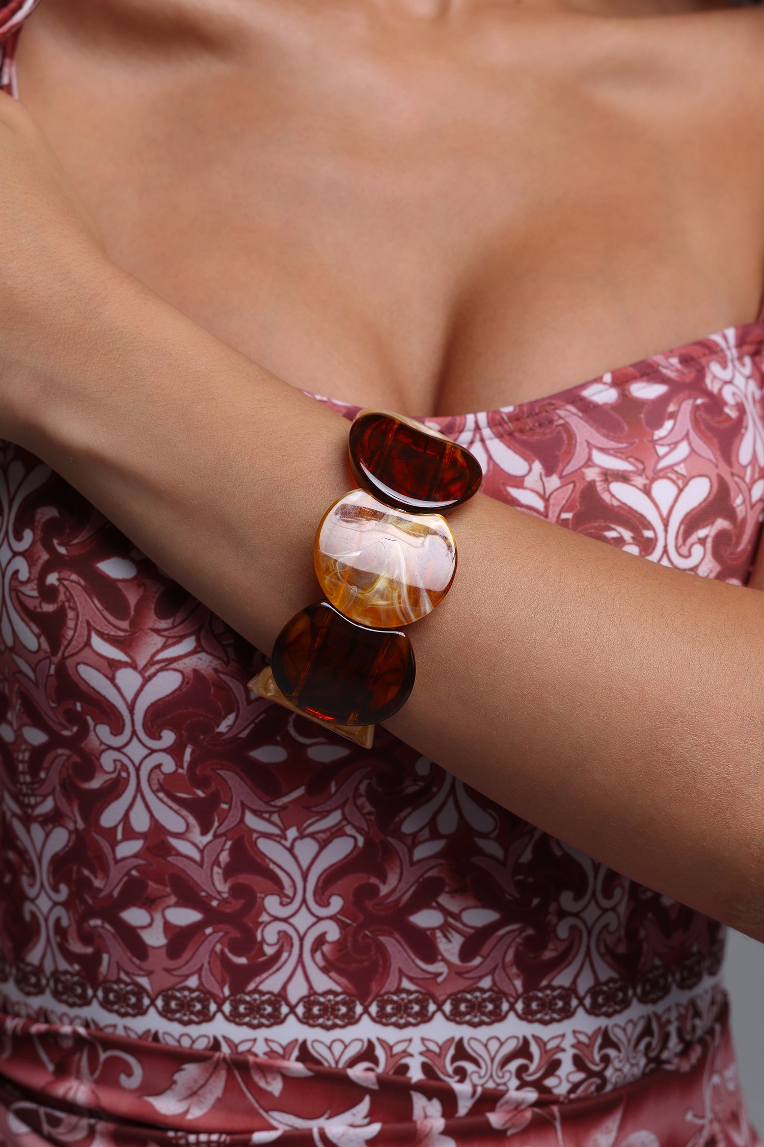Myka Chunky Resin Bangle	