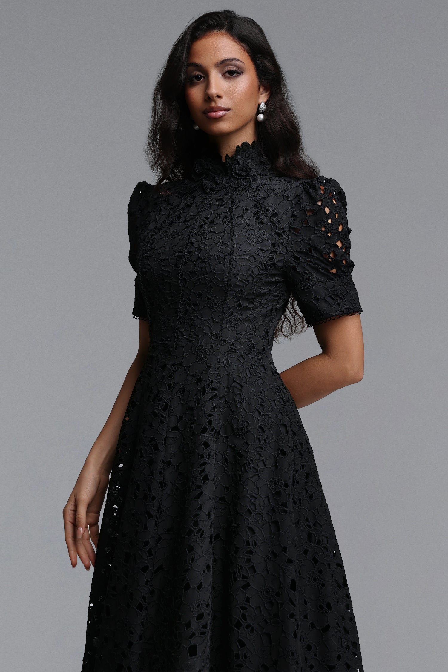 Kitsu Short Sleeve Midi Dress