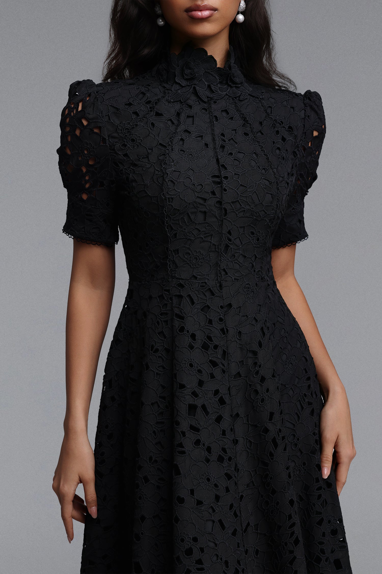 Kitsu Short Sleeve Midi Dress