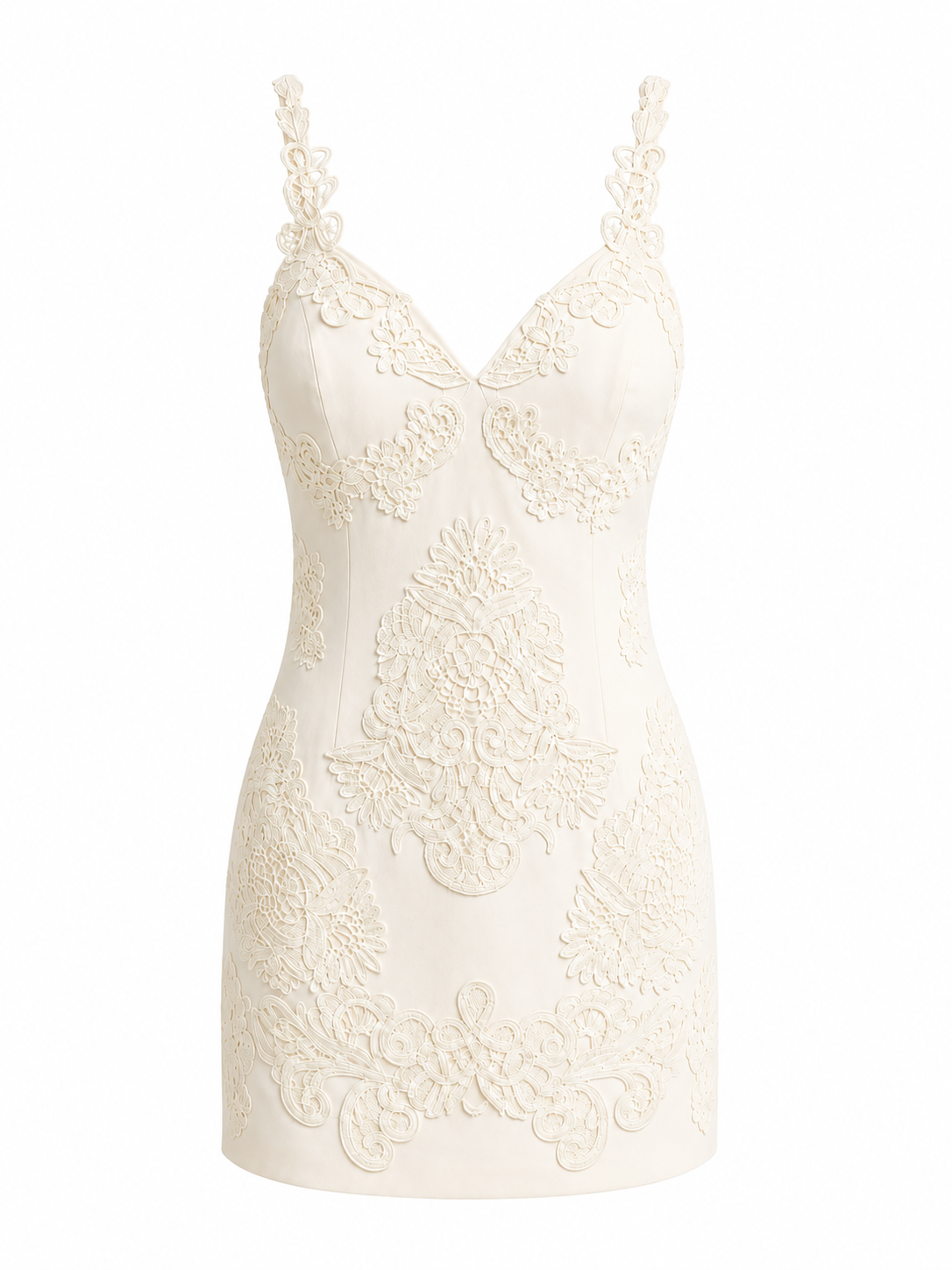 Appliquéd Strappy Dress