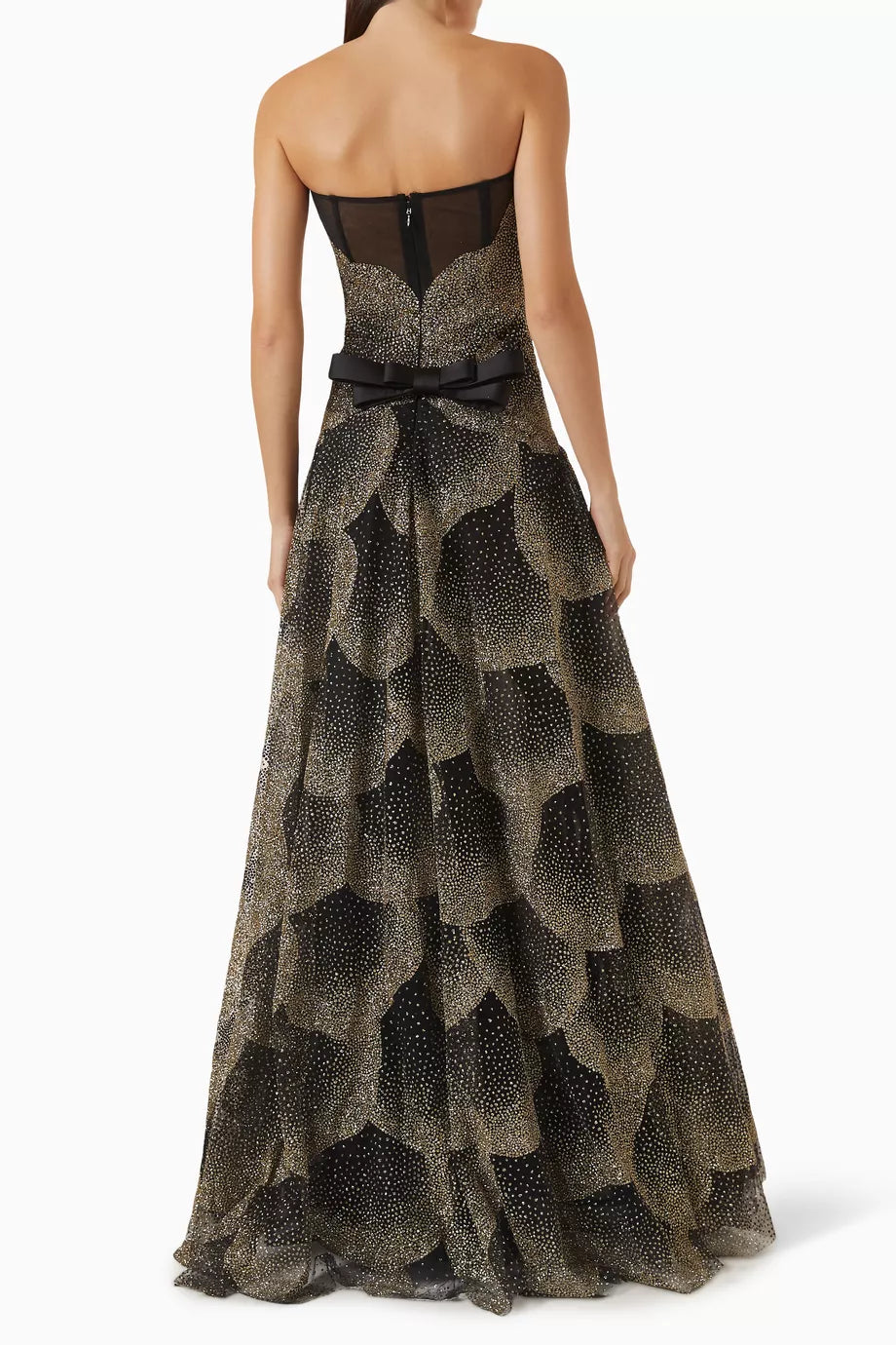 Buy NASS Black Aumenta Gown For Women Online | Ounass Saudi
