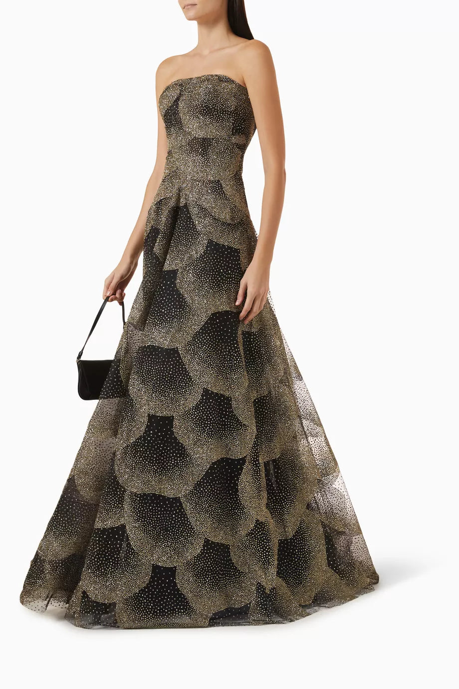 Buy NASS Black Aumenta Gown For Women Online | Ounass Saudi