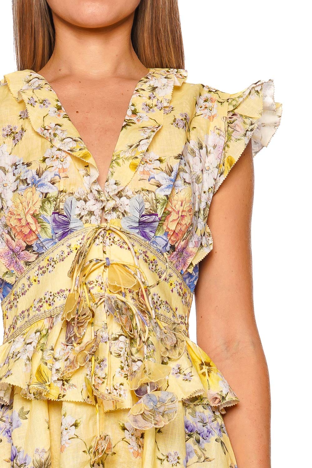 Darling Buds Ruffle Waisted Mini Dress