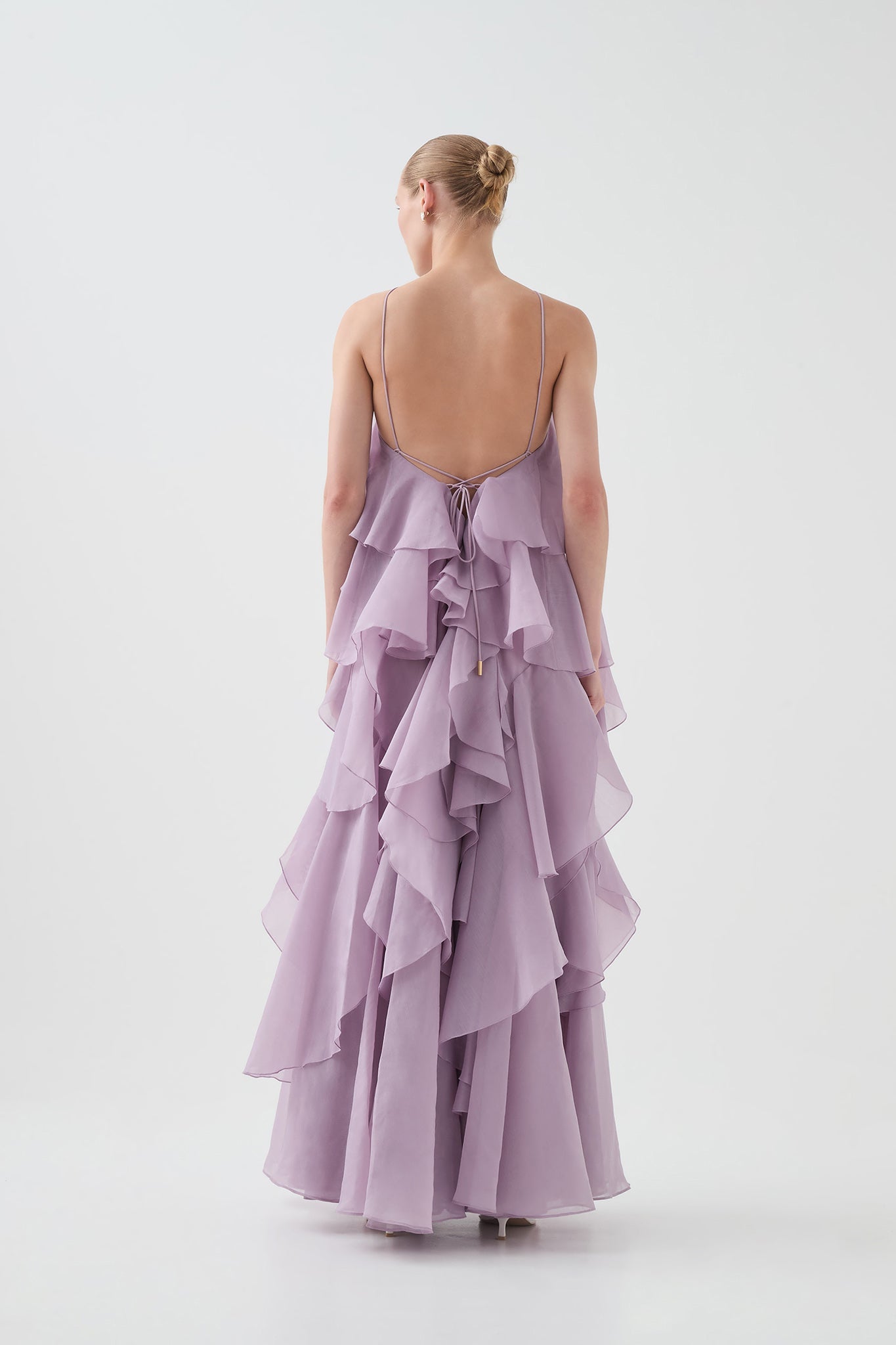 Pandorea Layered Maxi Purple Dress