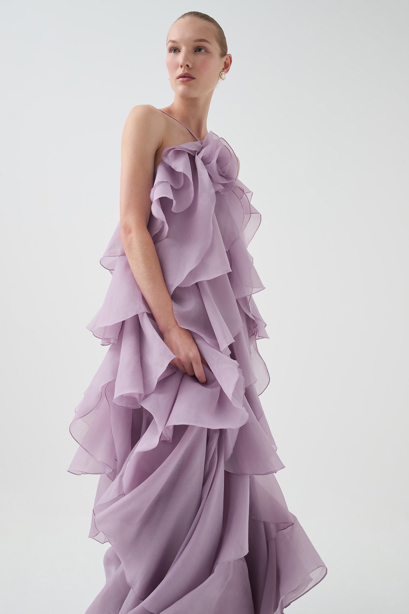 Pandorea Layered Maxi Purple Dress