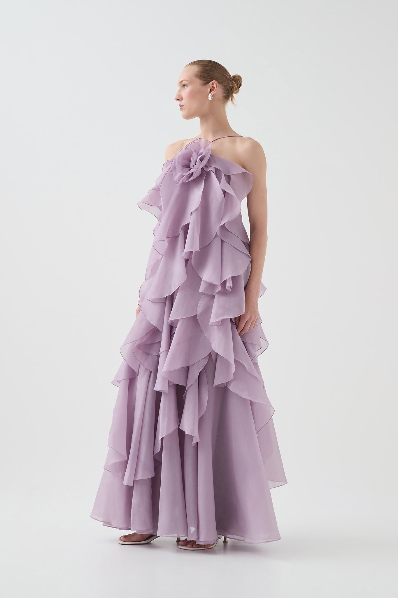 Pandorea Layered Maxi Purple Dress