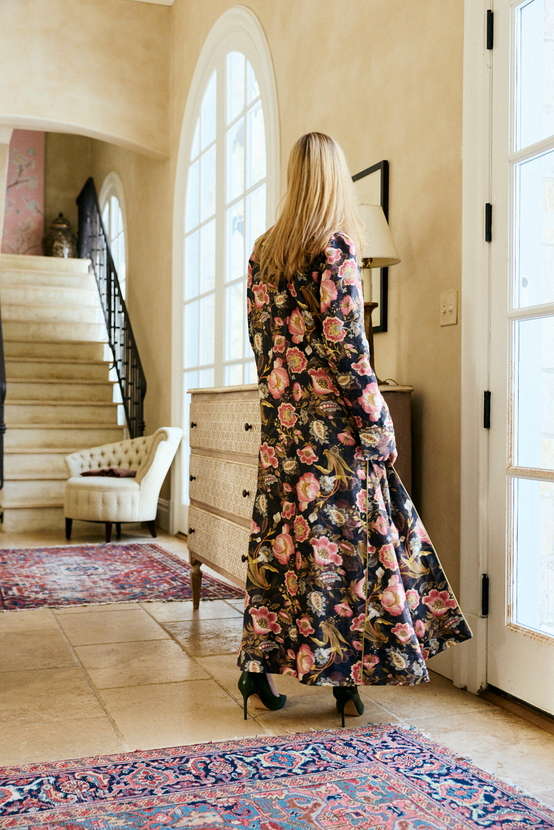 Genevieve Duster in Cocoa Rose