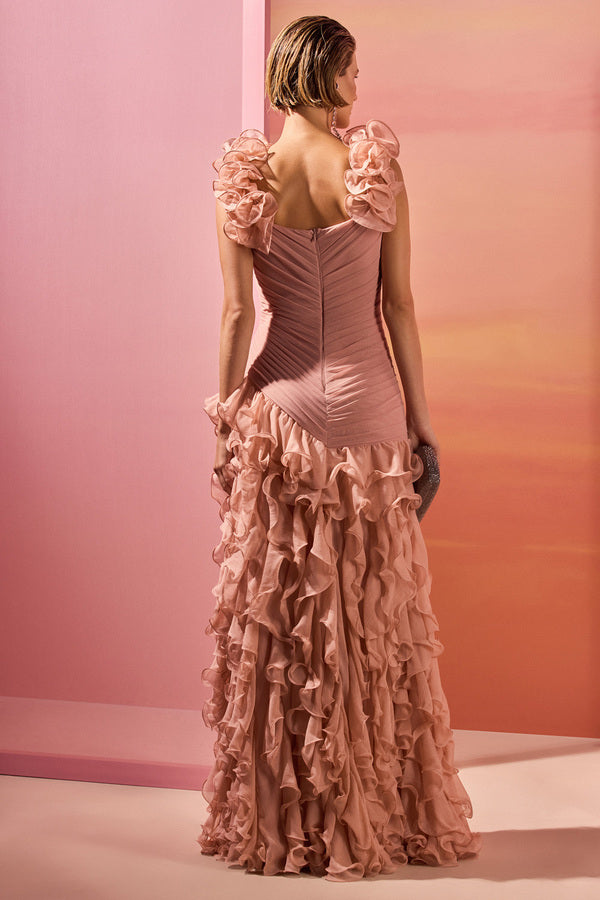 VESTIDO LARGO CHIFFON DAYDREAM