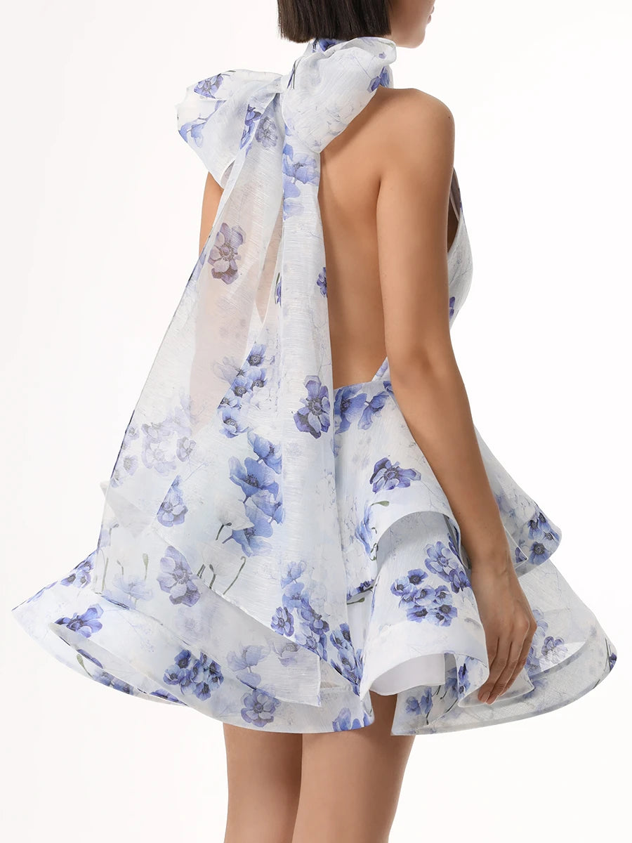 Платье из шелка и льна E Toile Bleus 3
