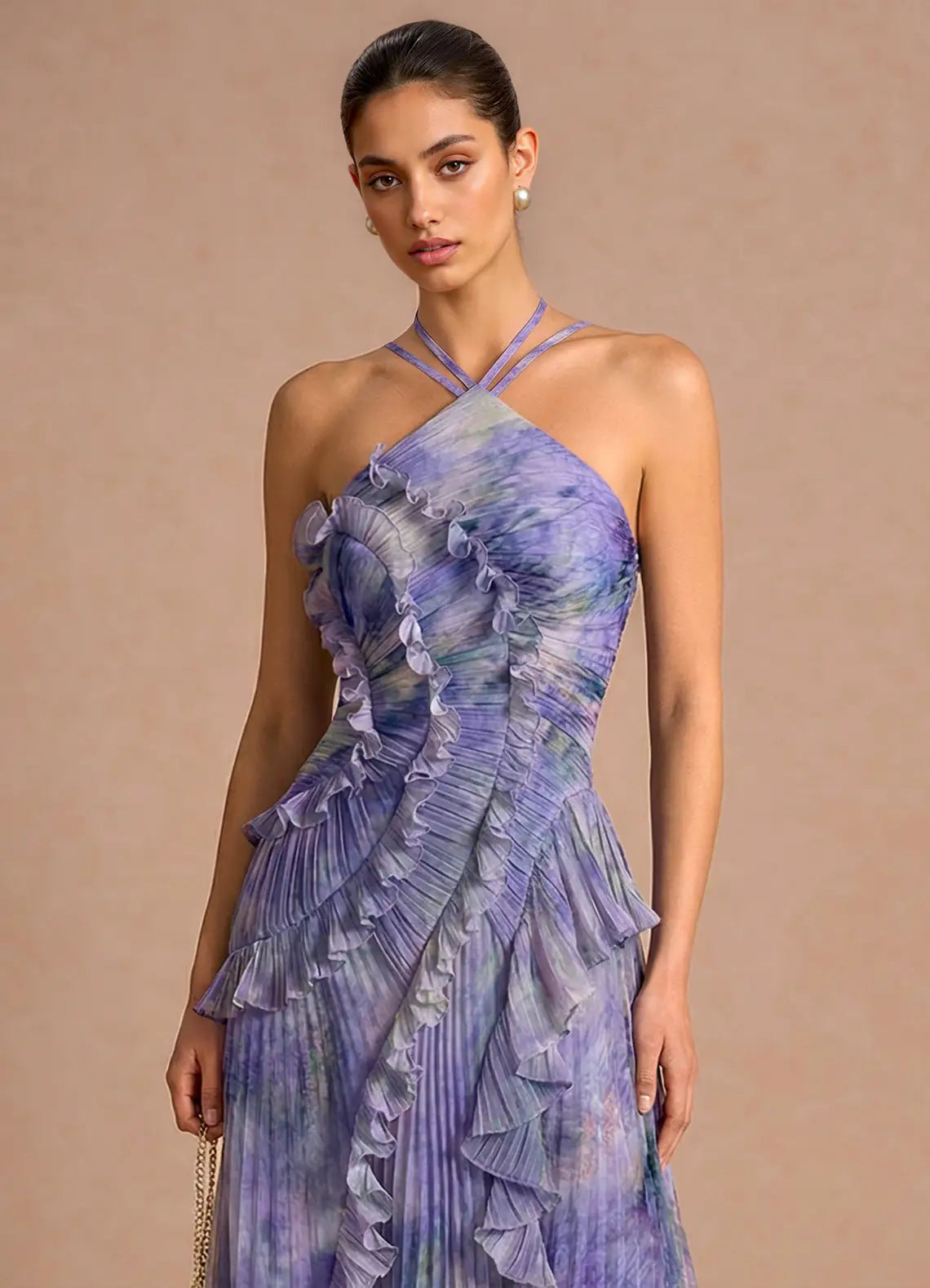 Hatsu Lilac Maxi Dress