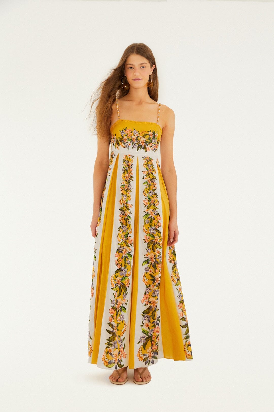 Sand Hilo Stripes Maxi Dress 1