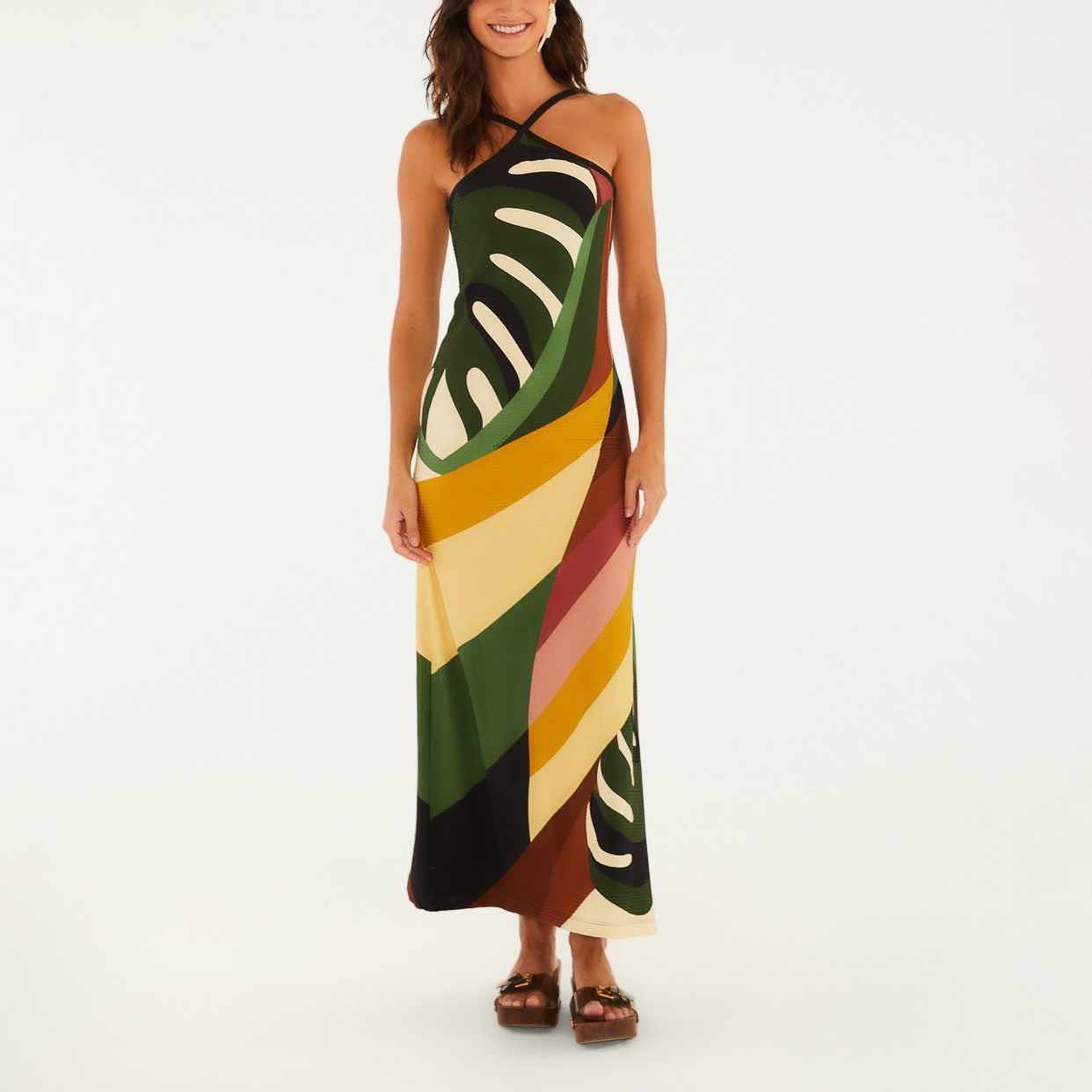 VESTIDO VIES LISTRA ARARA FARM 367023