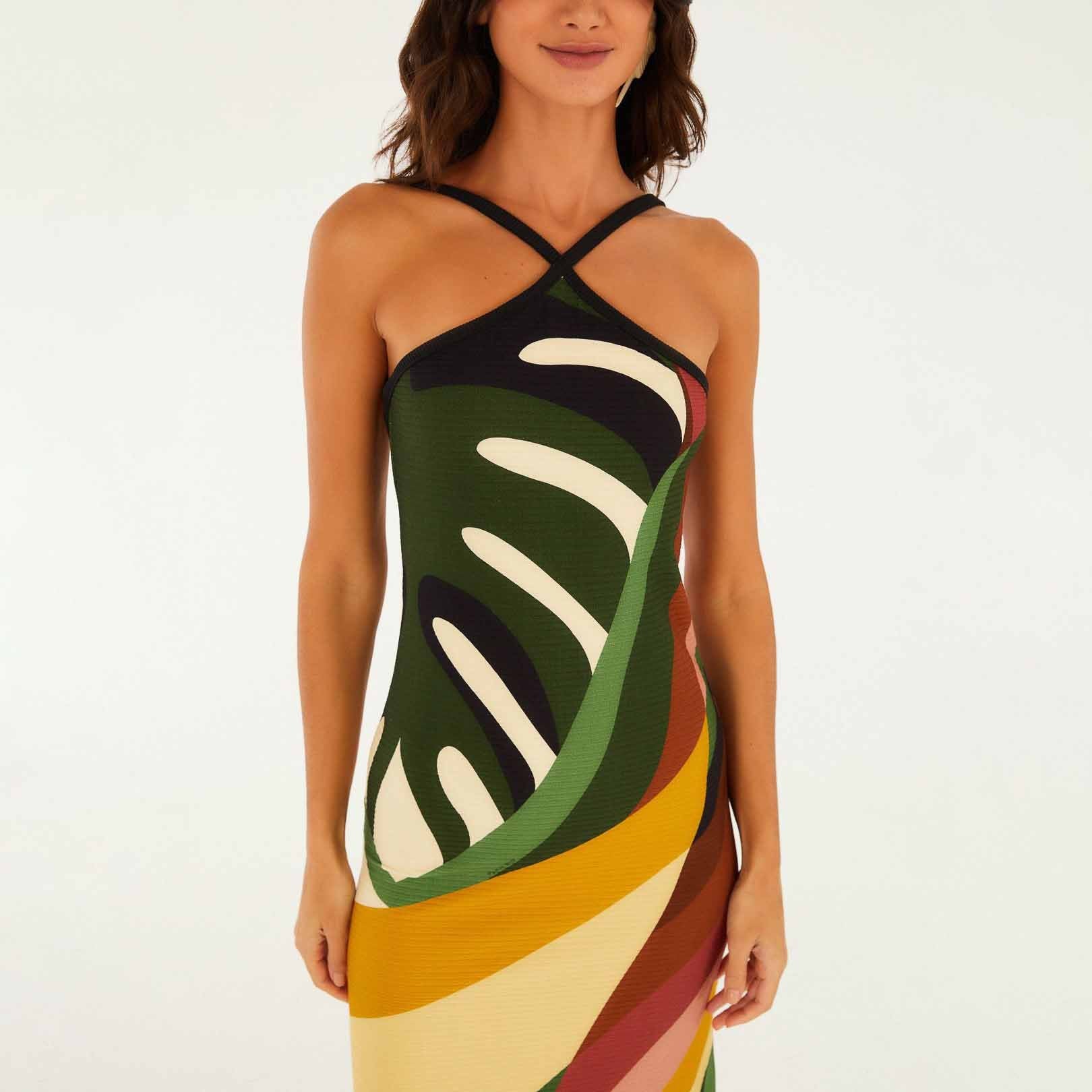 VESTIDO VIES LISTRA ARARA FARM 367023