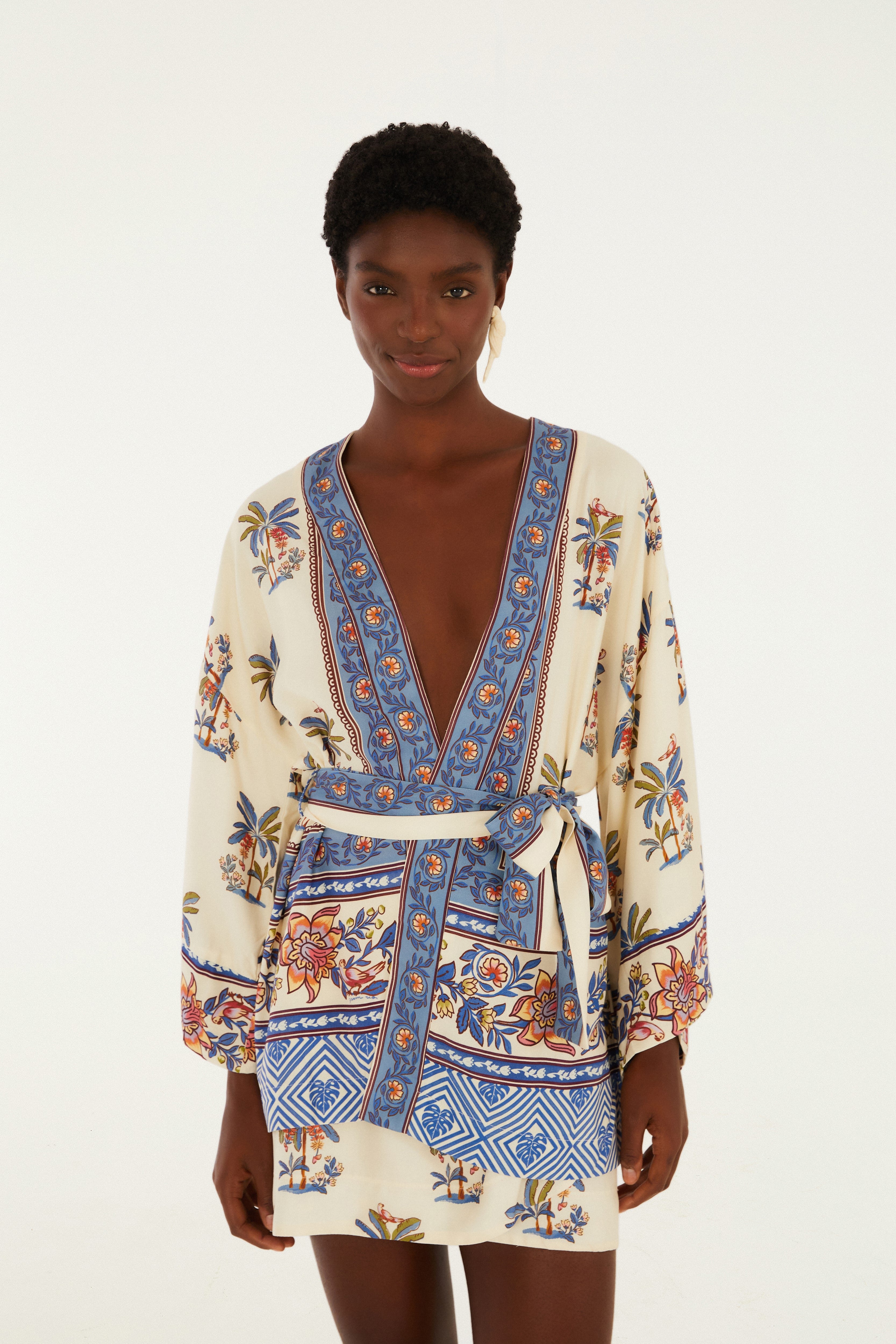 Kimono Estampado Luna 1