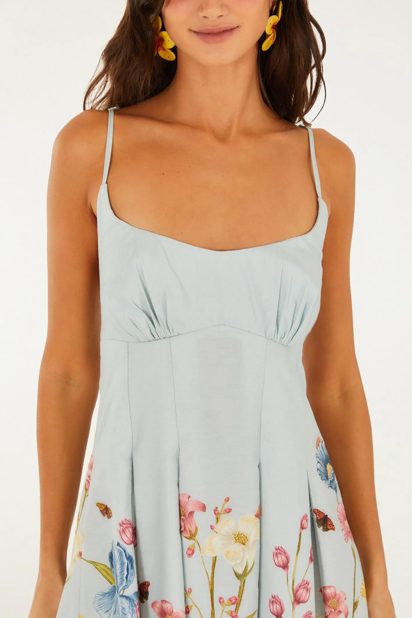 Vestido Longo Estampado Floral Manu