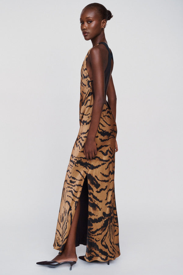 Open-Back Midi Dress