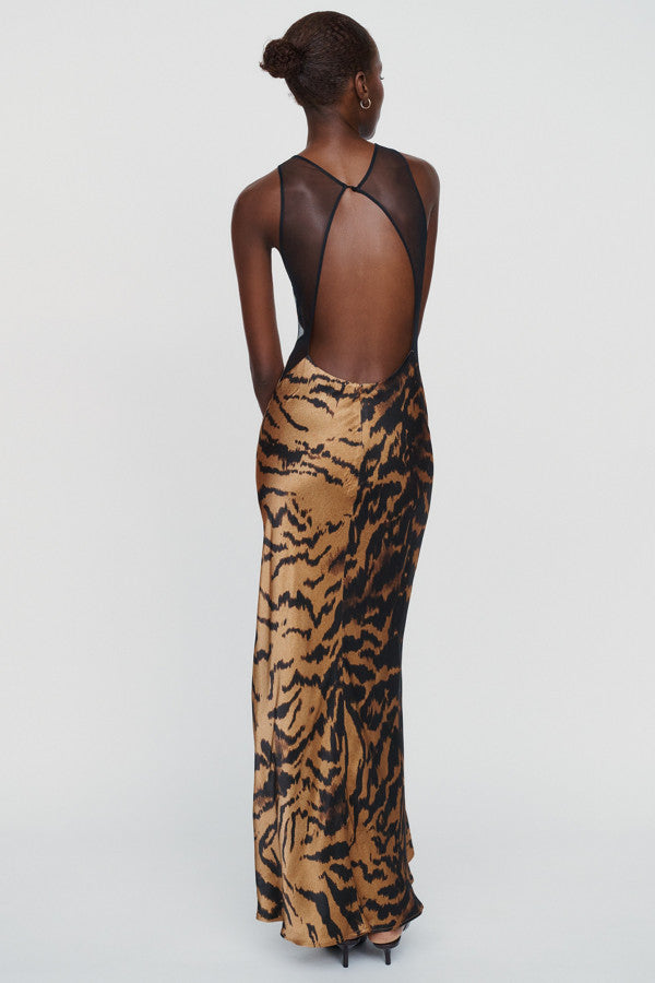 Open-Back Midi Dress