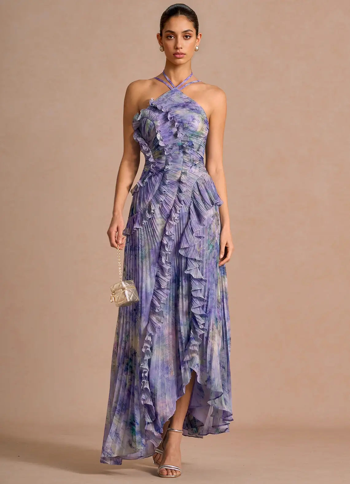 Hatsu Lilac Maxi Dress