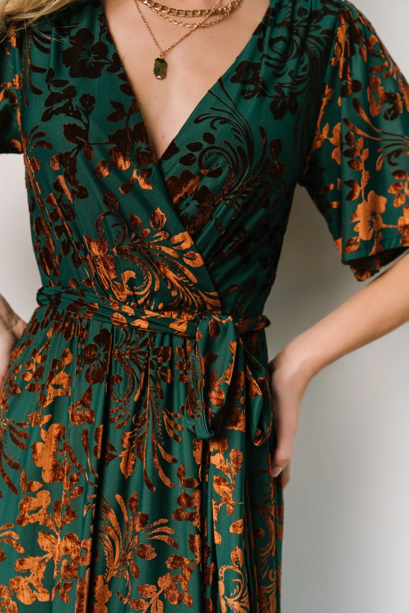 Uma Velvet Maxi Dress