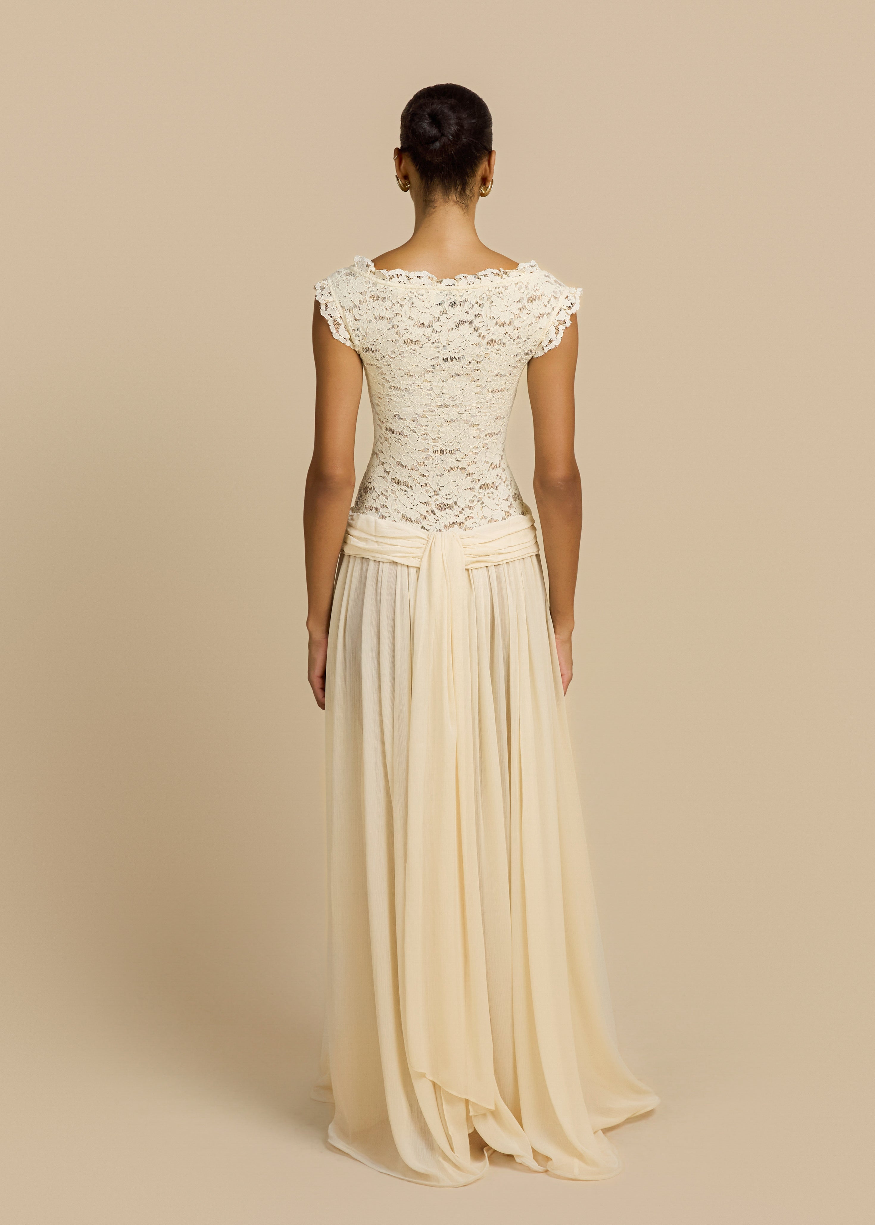 ARABELLA DRESS BEIGE 2