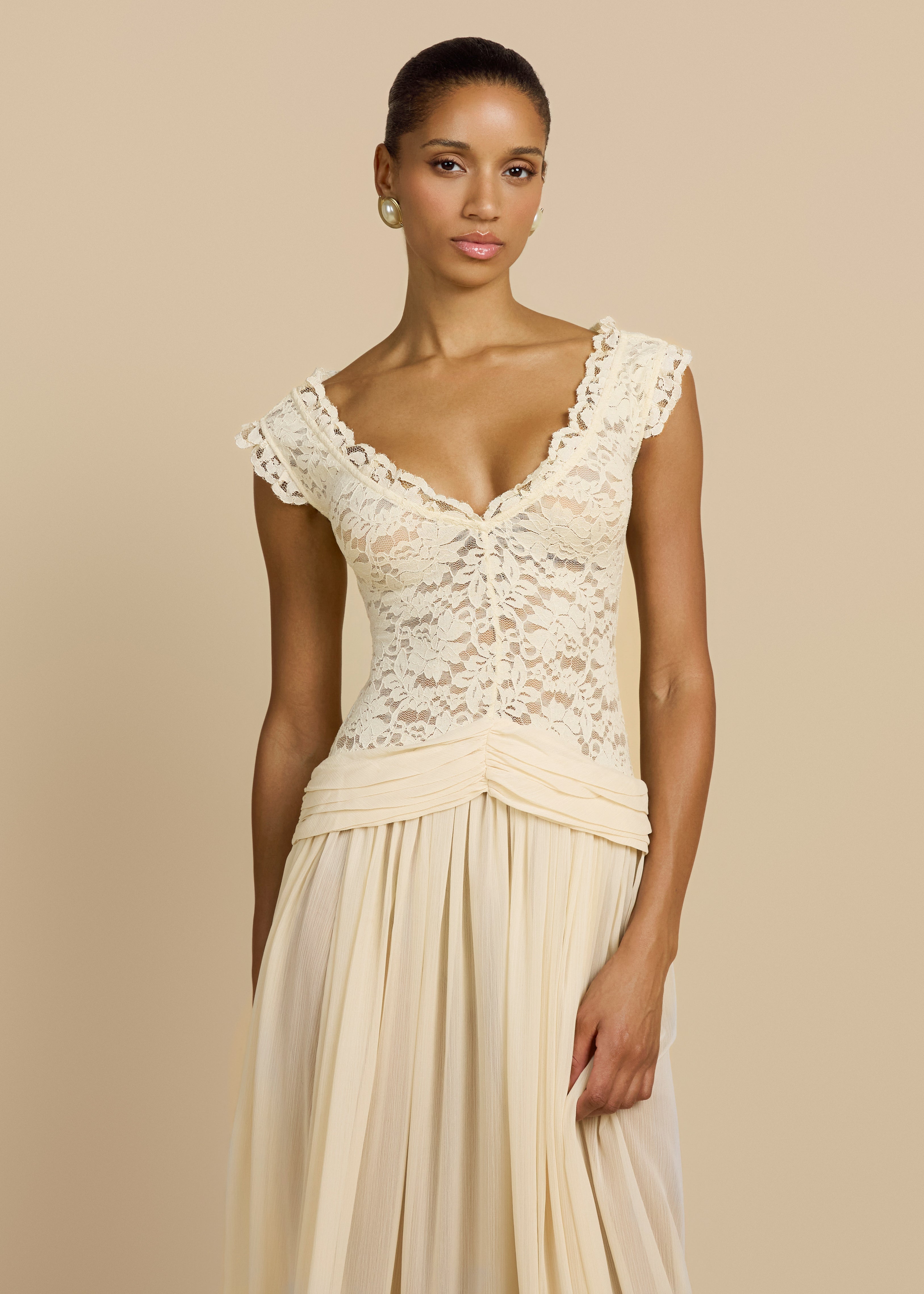 ARABELLA DRESS BEIGE 4