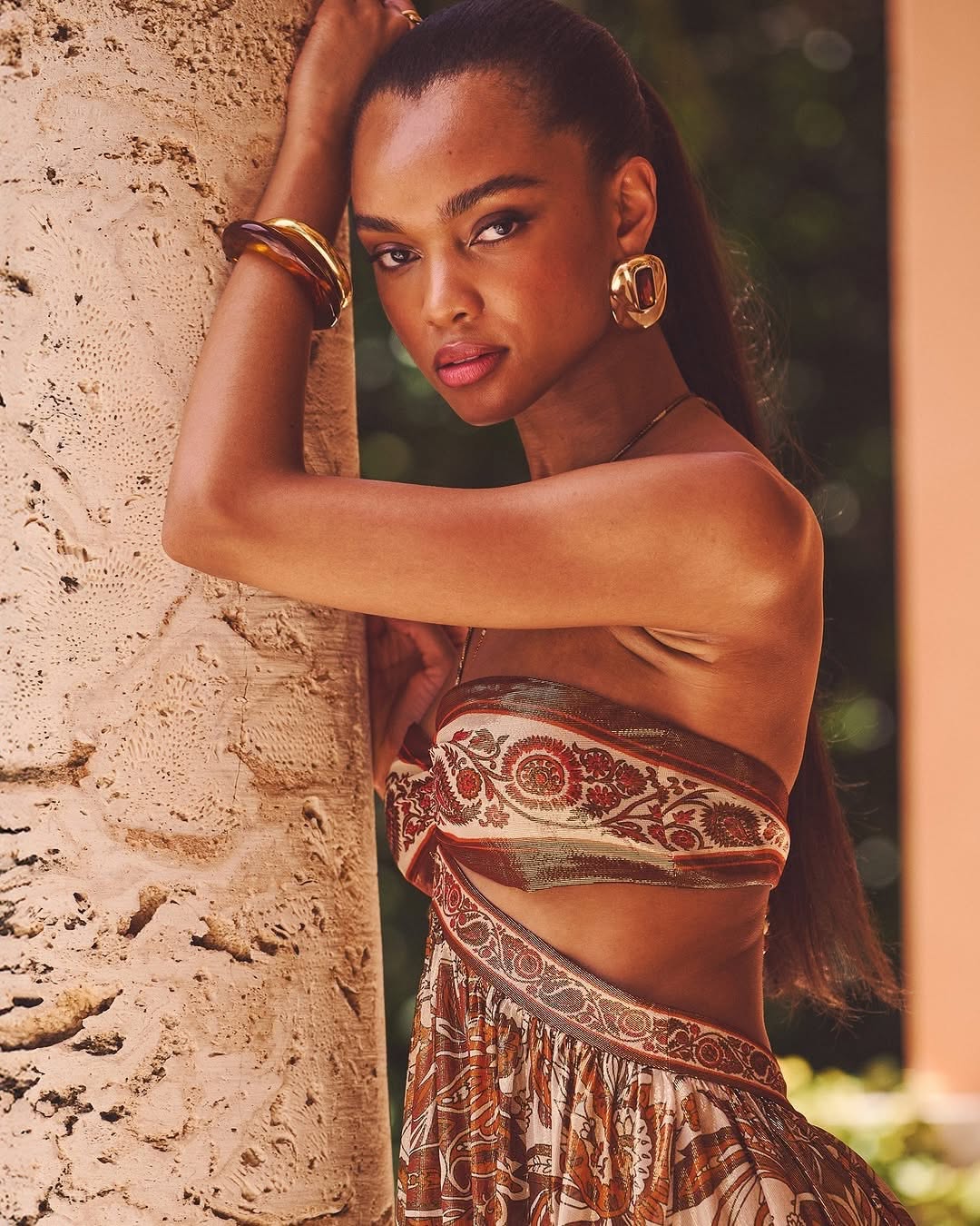 Kimmy Dress Terracotta Paisley